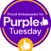 Purple tuesday ambassador logo